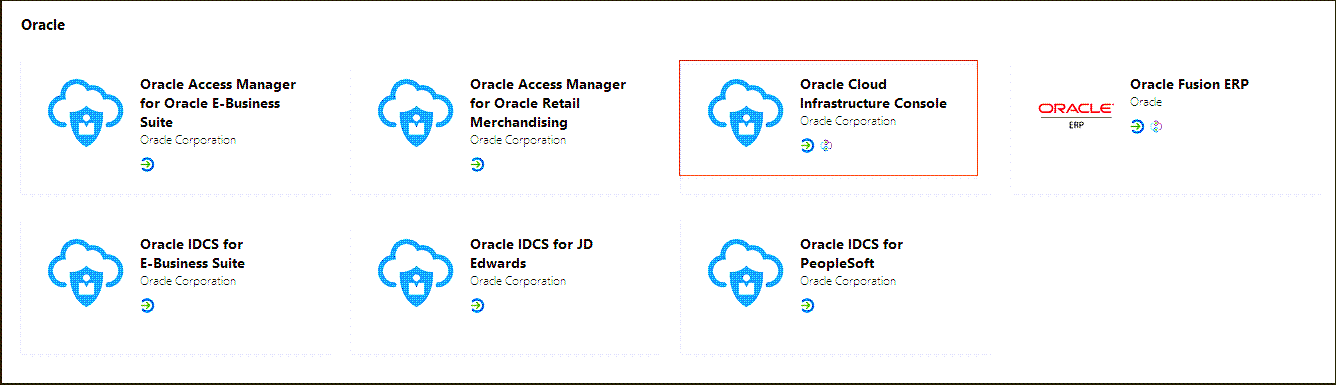 Click to expand Choose Oracle Cloud Infrastructure Console