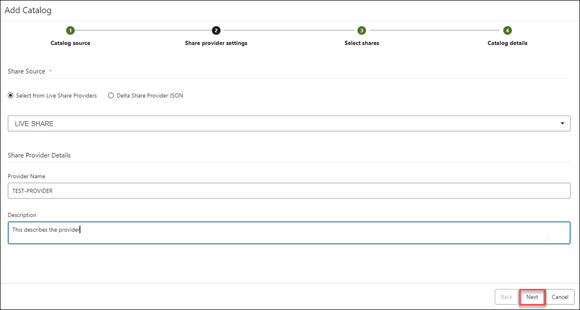 Description of add-catalog-share-settings.png follows