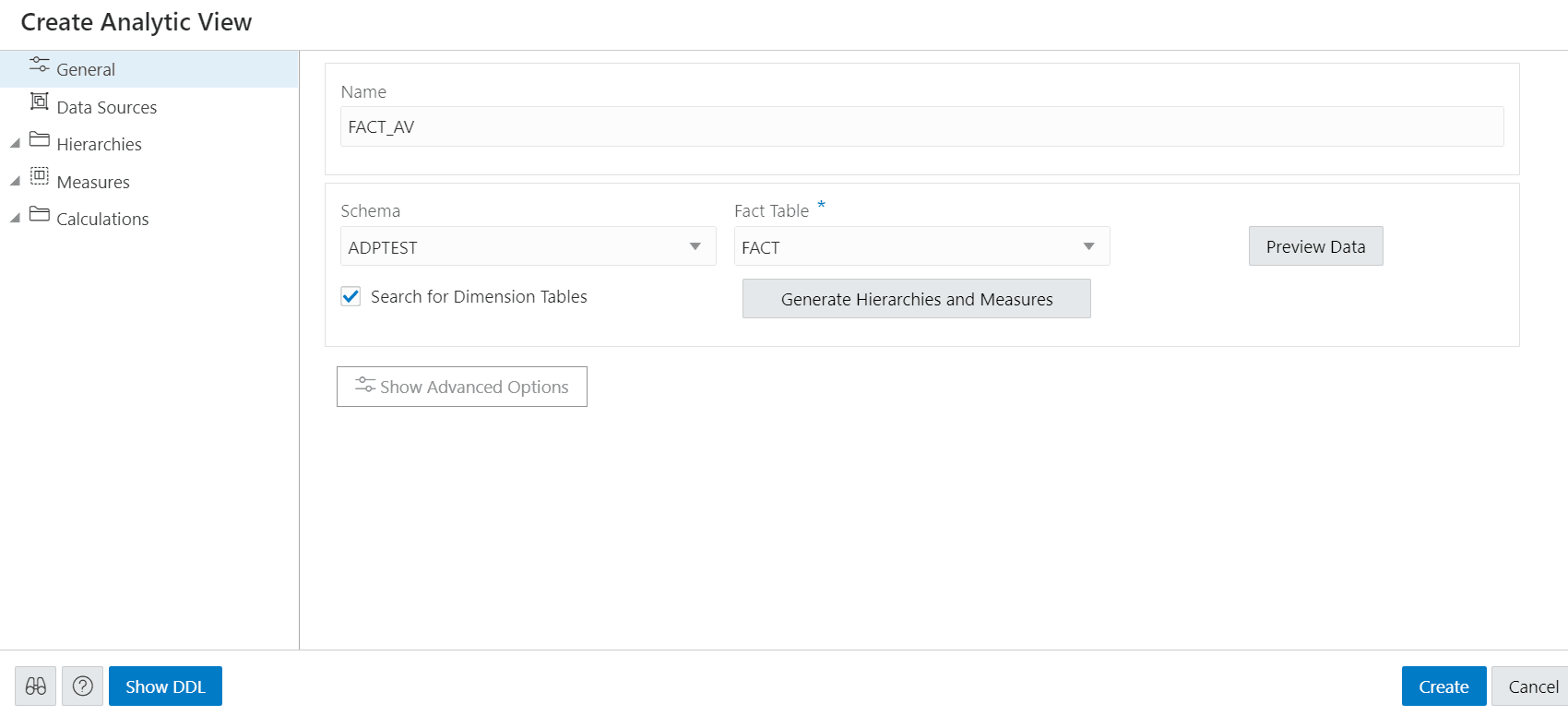 Description of adp-create-analytic-view.png follows