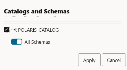 Description of catalogs-schemas-polaris-catalog.png follows