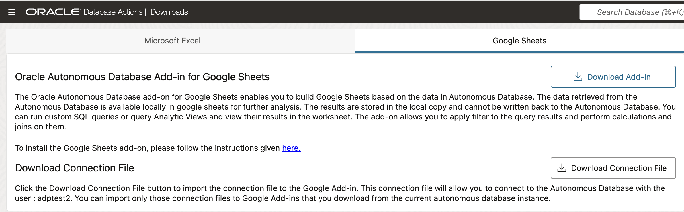 Description of download-connection-file.png follows Description of download-connection-file.png follows