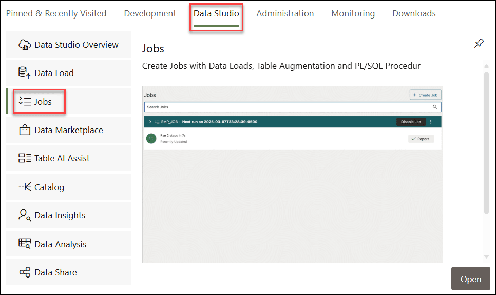 Description of launchpad-jobs.png follows