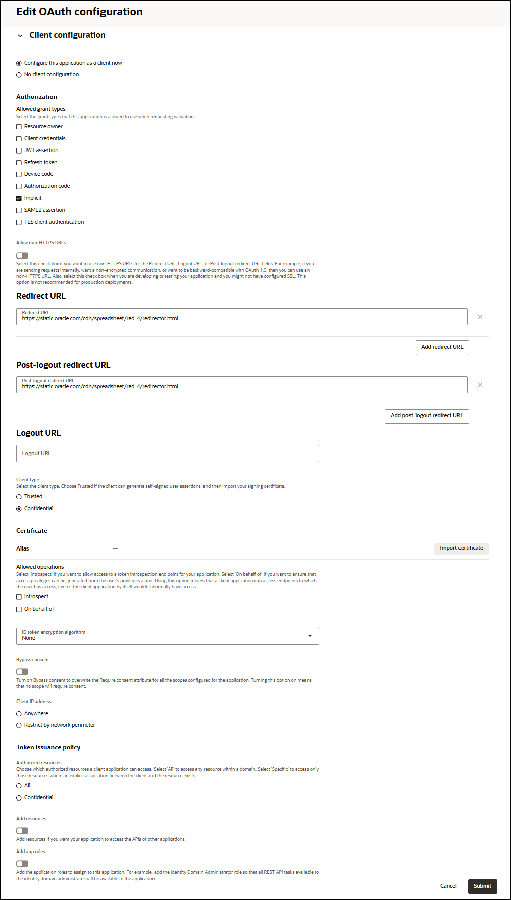 Description of rbac-client-configuration.png follows Description of rbac-client-configuration.png follows