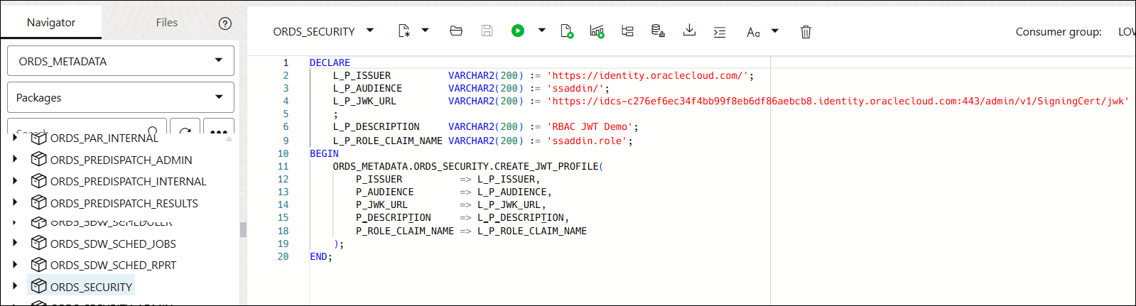 Description of rbac-run-code-command.png follows Description of rbac-run-code-command.png follows