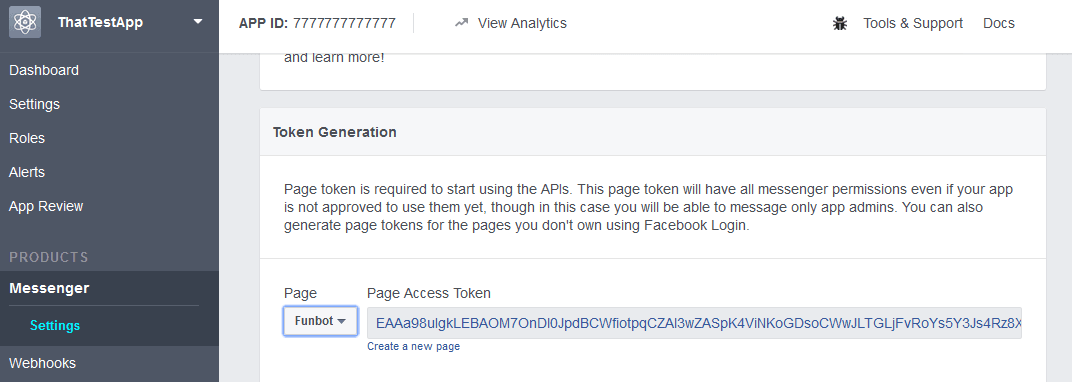 Description of page-access-token.png follows Description of page-access-token.png follows