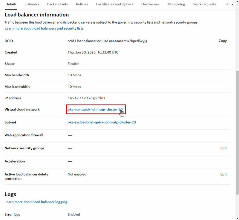 Description of waf-load-details-tab.png follows