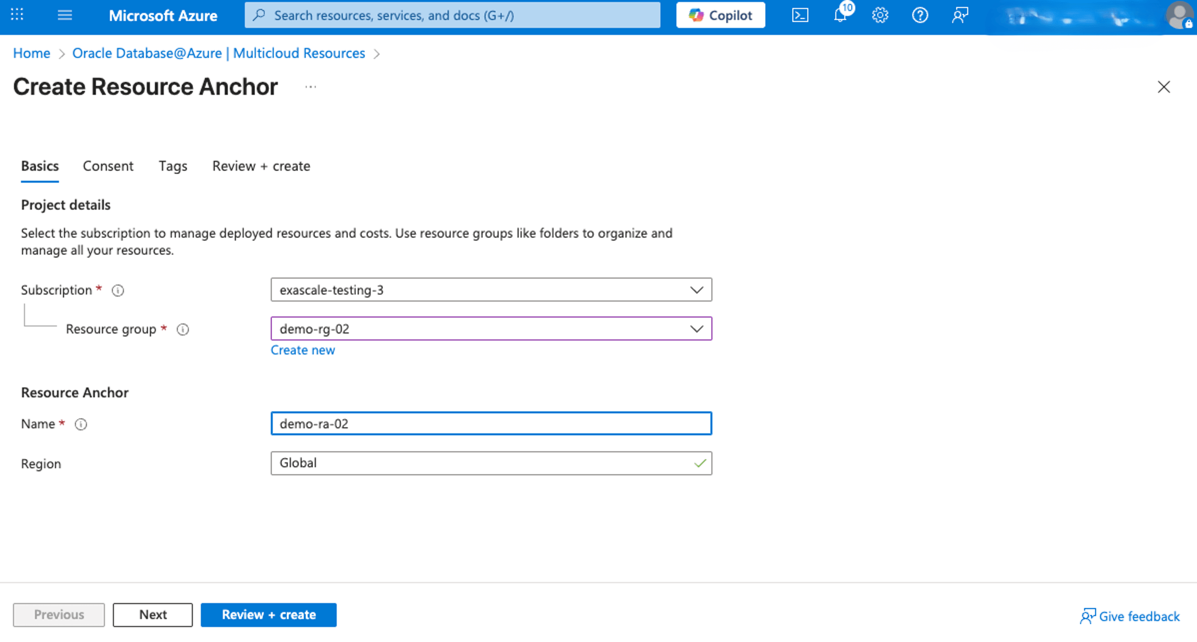 This screenshot shows how to create Resource Anchor. This screenshot shows how to create Resource Anchor.