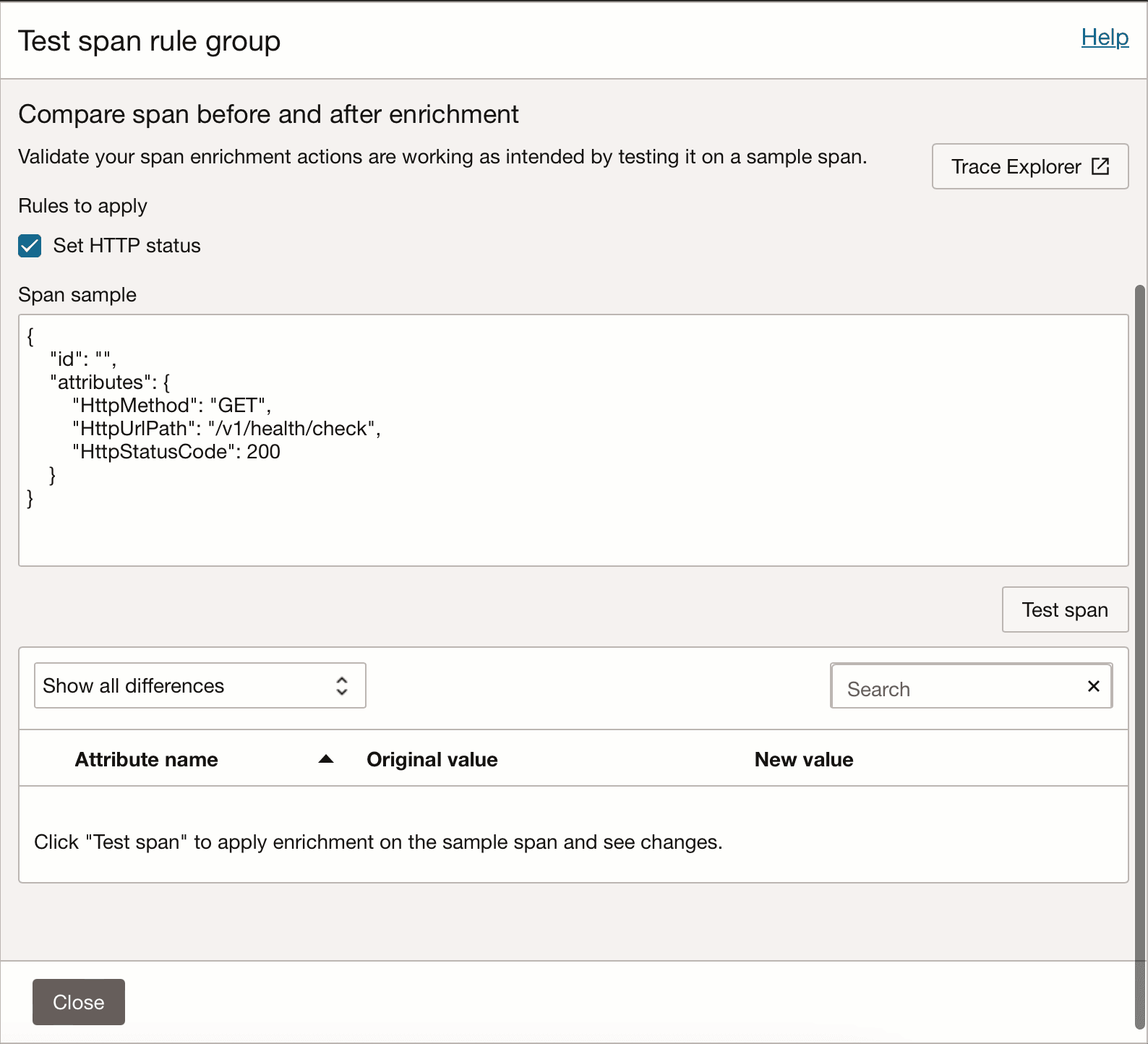 Span Enrichment Rule Validation Span Enrichment Rule Validation