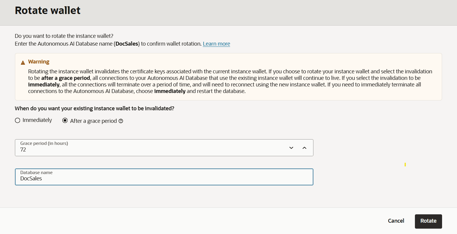 Description of adbs_wallet_rotation-scheduled.png follows Description of adbs_wallet_rotation-scheduled.png follows