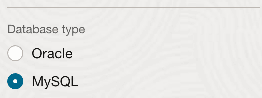 Database types MySQL and Oracle Database Database types MySQL and Oracle Database