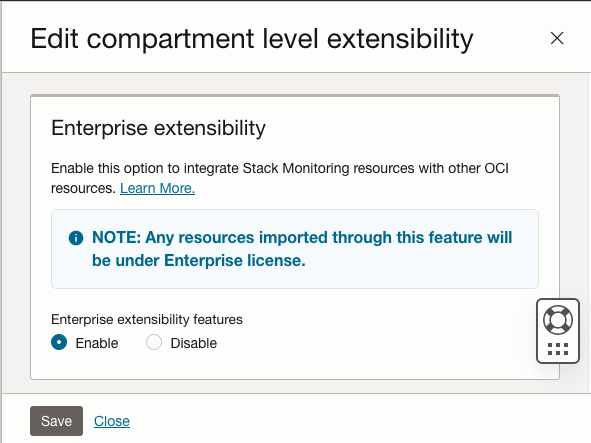edit compartment level extensibility edit compartment level extensibility