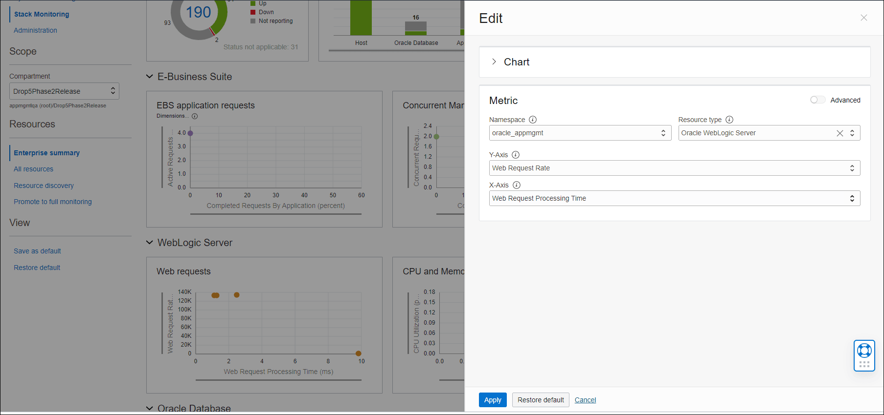 Image shows the metrics edit panel. Image shows the metrics edit panel.